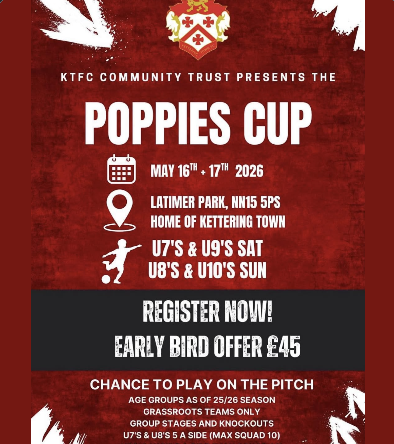 Team Poppy Football Tournaments | Search & Find Local Events | Football Tournaments UK